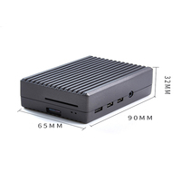 Raspberry Pi 4 Model B koperta ze stopu aluminium/pasywna obudowa chłodząca metalowa obudowa rozpraszanie ciepła dla Pi 4B 6